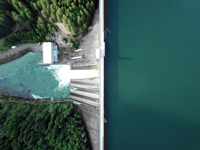 Green Energy - aerial photography of body of water